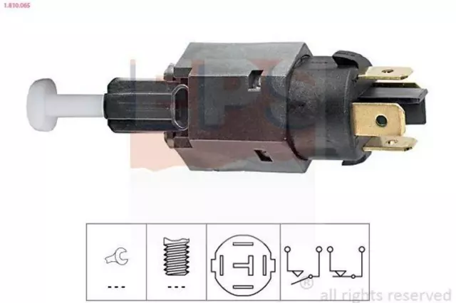 EPS Contacteur de feux stop Contacteur De Feux Stop 1.810.065 pour SAAB 900 II