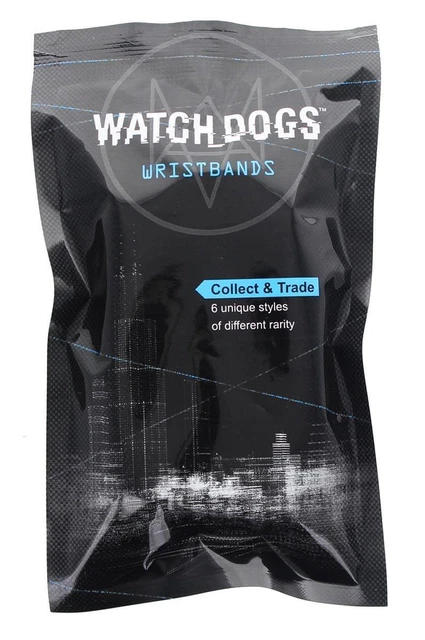 Watch Dogs Blind Bag Rubber Wristband Assortment, One Random Watch Dogs Blind Bag Rubber Wristband Assortment, One Random