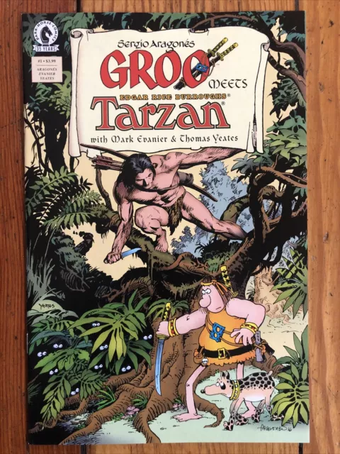 Sergio Aragones (MAD Magazine) Groo Meets 'Edgar Rice Burroughs Tarzan #1 NEW NM