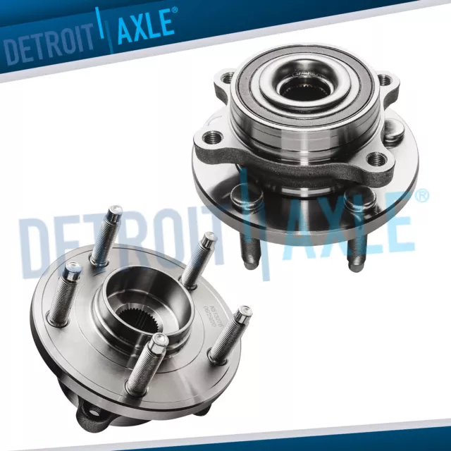 Pair (2) REAR Wheel Hub & Bearings for Ford Taurus Edge Flex Lincoln MKS MKT MKX