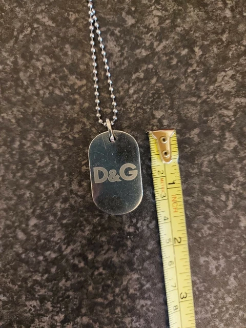 D&g dog tag necklace 2025