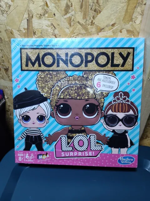 Monopoly L.O.L Surprise! Edition Board Game Complete in box