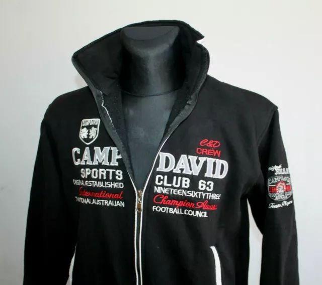 CAMP DAVID 1963 quipe australienne veste noire sweat shirt homme
