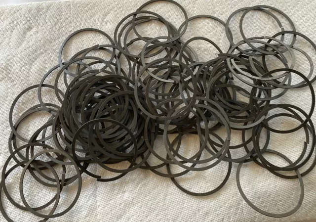 50 piece split ring lot - outside 2.9 inches (74.6 mm); inside 2.7 inches (68,8)