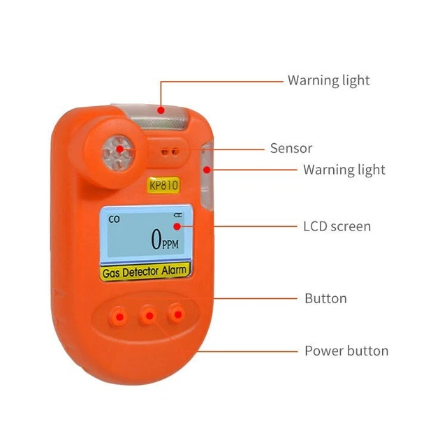 PORTABLE H2 GAS Detector Analyzer Hydrogen Detectoin Meter Gauge With 0