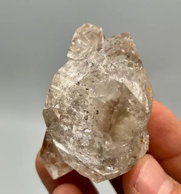 95 g Double Terminated Skeletal Herkimer Diamond, Smoky Phantoms