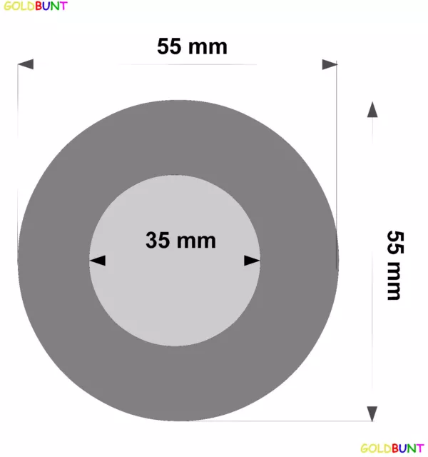 Ohrpolster Schaumstoff Abdeckung für Kopfhörer Ø 55 mm