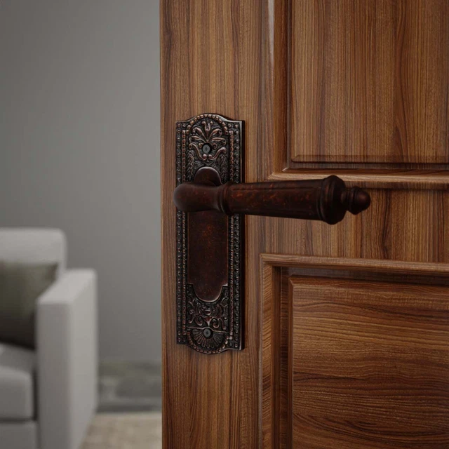 Black Door Plate Bronze Solid Brass Finish Without Keyhole Renovators Supply