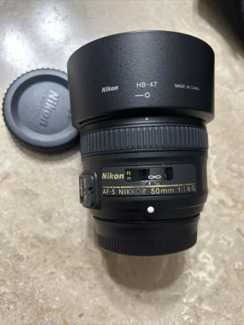 AF-S Nikkor 50mm 1:1.8 G Lens for Nikon