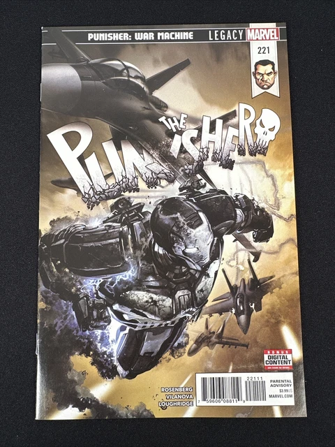 The Punisher #221 Frank Castle Punisher War Machine Crain Cover 2018 Comic Book