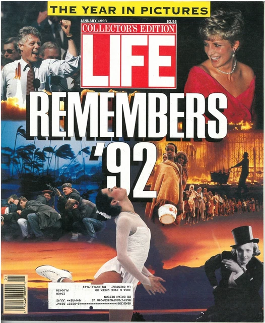LIFE MAGAZINE JAN 1993 Vol 16 No 1 Remember 92 Collector's Edition £8. ...
