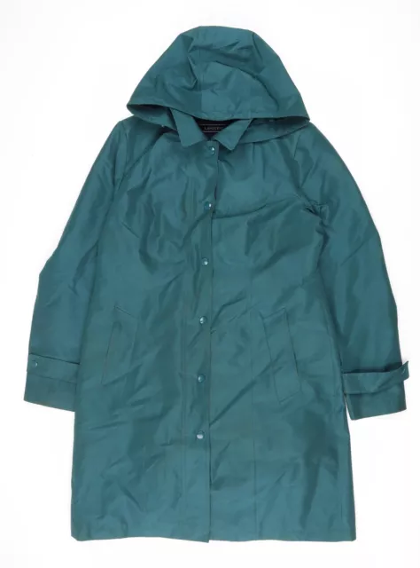 Cappotto antipioggia verde Lands' End da donna taglia L a scatto