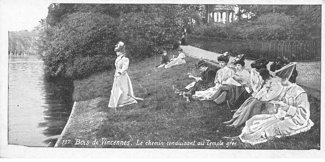 94 Vincennes #21770 Wood Chemin to The Temple Greek Edge of / The Lake