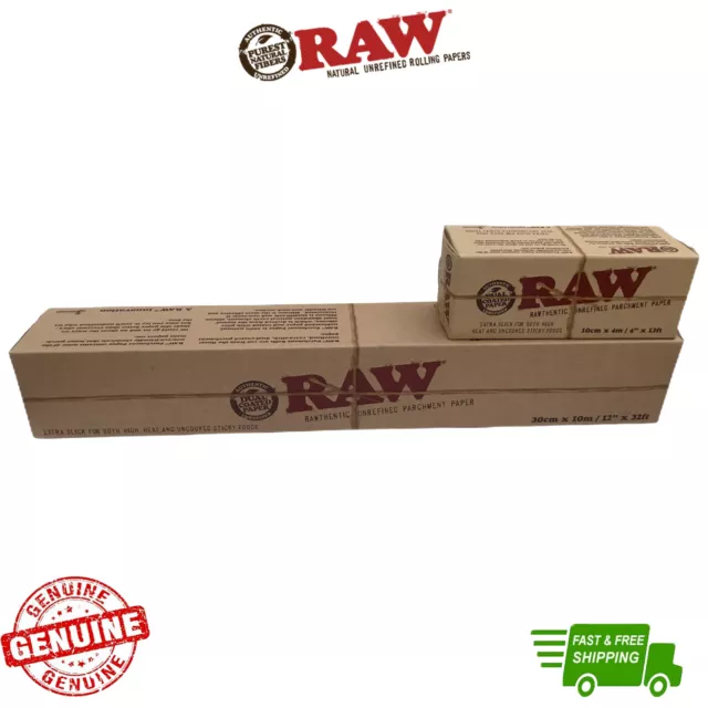 RAW Unrefined Parchment Paper Rawthentic Speciality Baking Wrapping Natural Wax