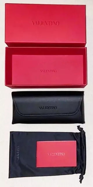 Valentino Glasses Leather Case, Box, Micro Fiber Pouch