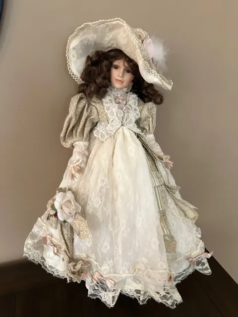 Duck House Heirloom Porcelain Doll-Vintage