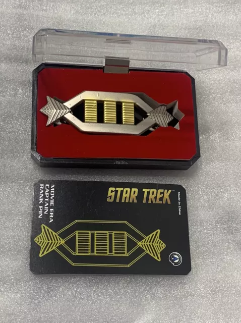 Star Trek Movie Era Captain Rank Pin ANOVOS