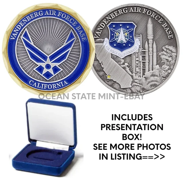 VANDENBERG AIR FORCE BASE HAWKS SPACE AND MISSILE COUNTRY 1.75