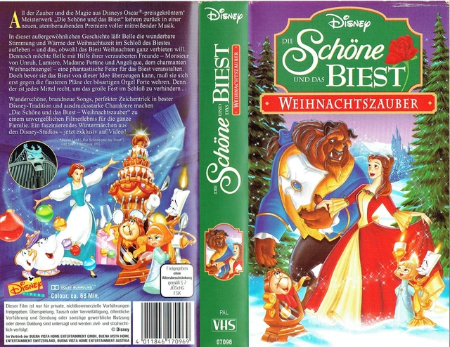 (VHS) DIE SCHÖNE und das Biest - Weihnachtszauber - Walt Disney (1997