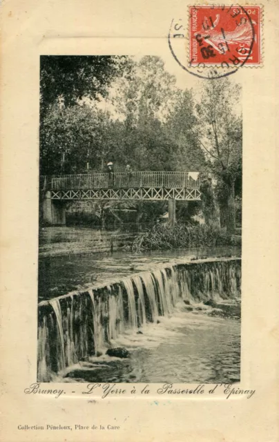 Carte BRUNOY L'Yerre à la Passerelle d'Epinay