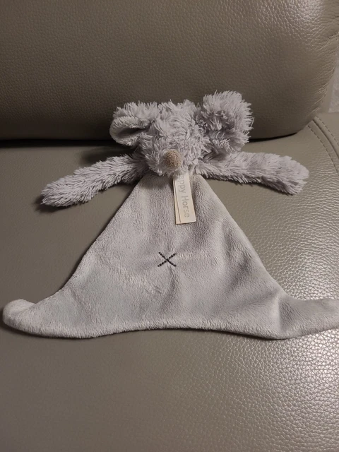 Happy Horse Grey Mouse Soft Plush Toy Comforter