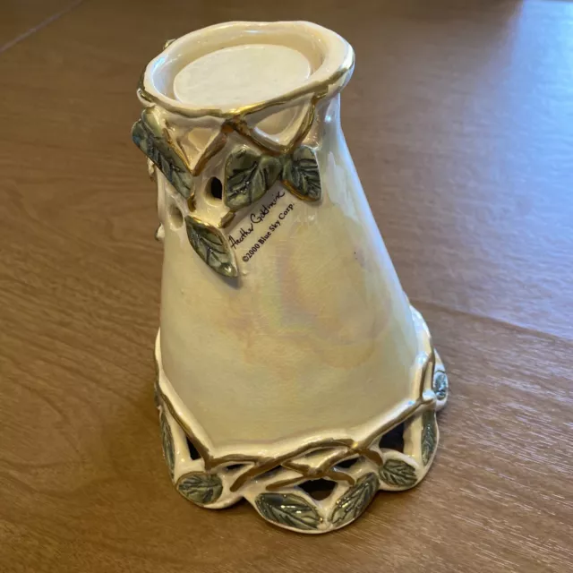 Bottom Half Replacement Heather Goldminc Blue Sky Ivy Candle Holder 2000 7" Tall