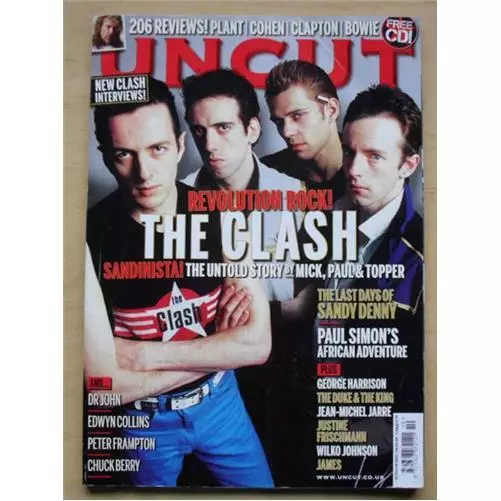 CLASH UNCUT #161 Magazine October 2010 Clash Cover With Feature Inside ...