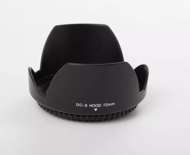 LENS HOOD UNIVERSAL 72mm black for Sigma 150mm F2.8 EX DG Macro OS HSM