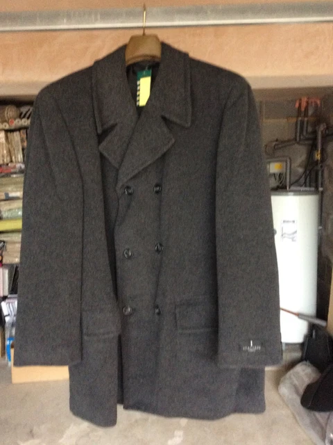 MARKS SPENCER Reefer Jacket brand new with tags pale silver colour. Size 22. 40.00 PicClick UK