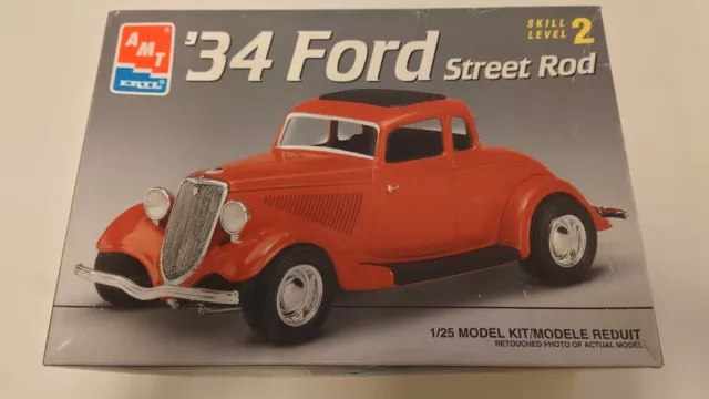 Amt 1934 Ford Coupe Hot Rod - Massstab 1/25 Modellsatz Sammlung Set