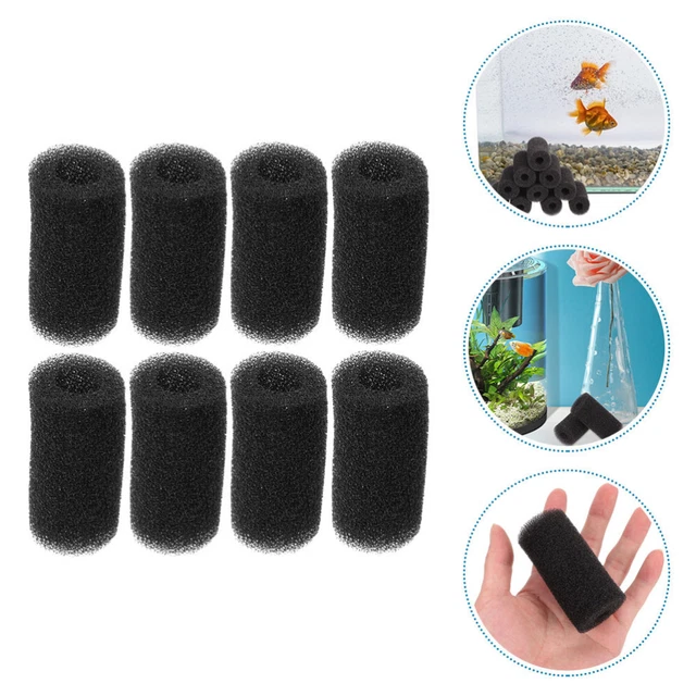 8 pz filtri cotone acquario prefiltro per acquari black
