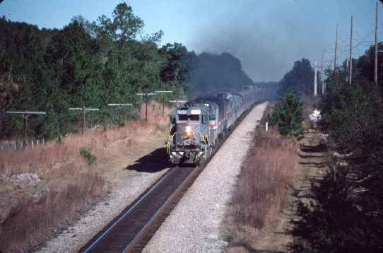 Sbd 2569 Gp-38-2 #53 Orange City Fl (Seaboard) Original Slide 01-31-87 T19-4