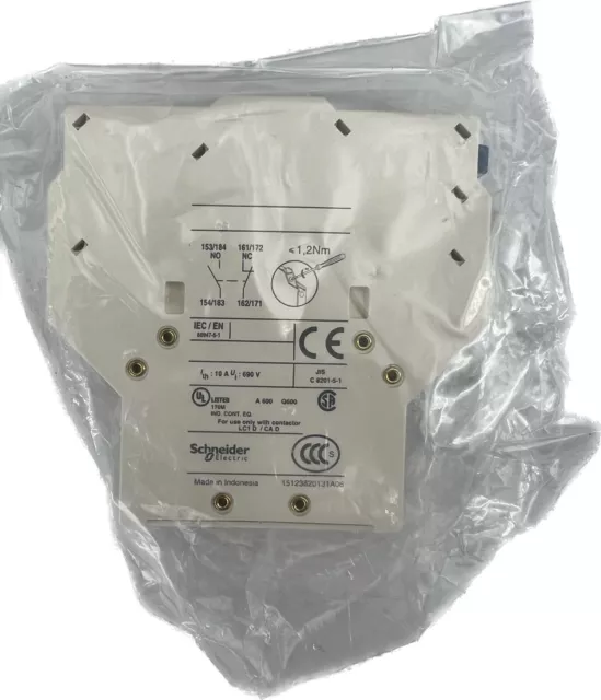 Bloc Contact Latéral SCHNEIDER Electric LAD8N11 Tesys 038467