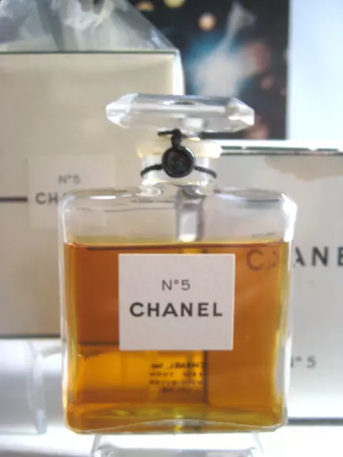 🎁195/60s Vintage Sealed 1 oz Size 7 PM *PARFUM Chanel No 5 pure perfume Extrait