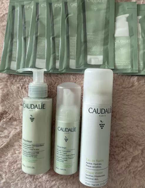 Mixed Lot of Caudalie Skincare Products - Travel + Sample Sizes