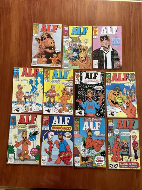 Marvel Comics Alf 1,2,6-8,10,11, 15,24 Specials And More! 21 Comic Lot! Fine/Vf!