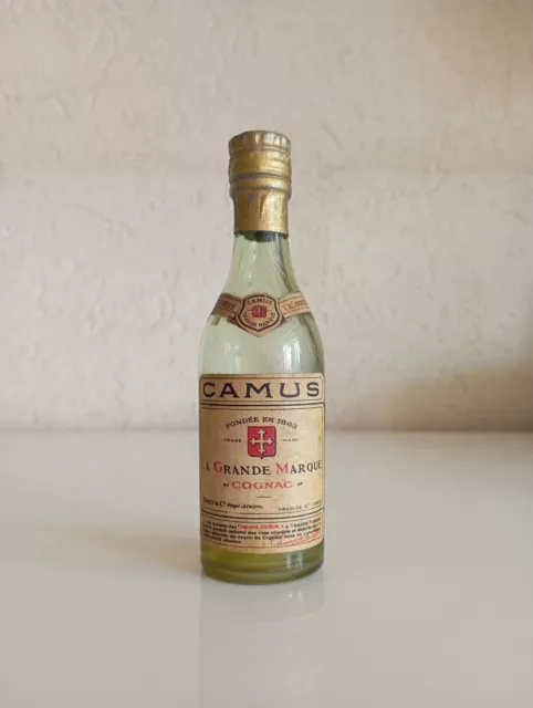 Very old mini bottle cognac Camus 5cl