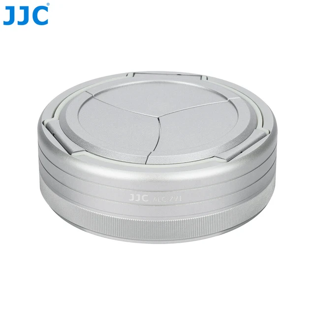 JJC SILVER Auto Lens Cap for SONY ZV-1 II ZV-1 Cameras