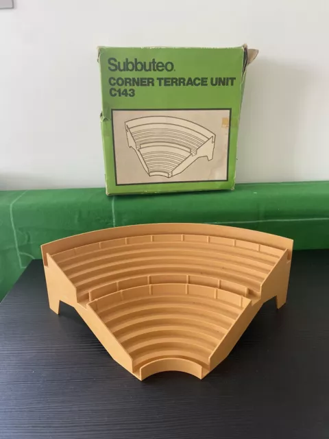 Subbuteo Corner Terrace Unit C143- Boxed Stand VGC