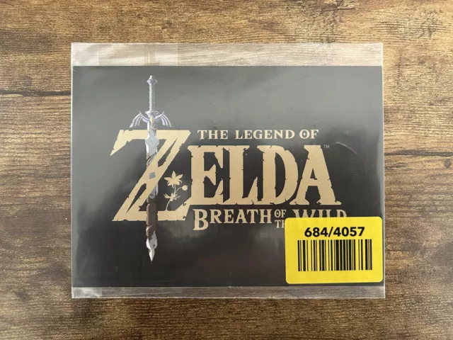 Rare Official Nintendo Zelda Breath Of The Wild Promo Collectors Postcard 4 Pack