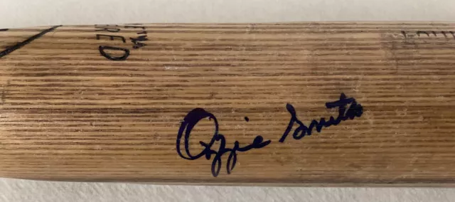 Ozzie Smith Signed Baseball Bat Louisville Slugger Little League Used Auto BAS 3