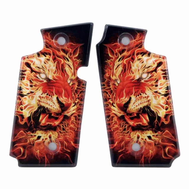 CUSTOM P238 AMBIDEXTROUS SPD Acrylic Grips Fire Tiger 34.99 PicClick