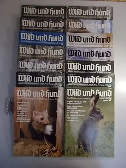 Wild und Hund - 88. Jahrgang 1985 Nr. 14-27 [13 Hefte].