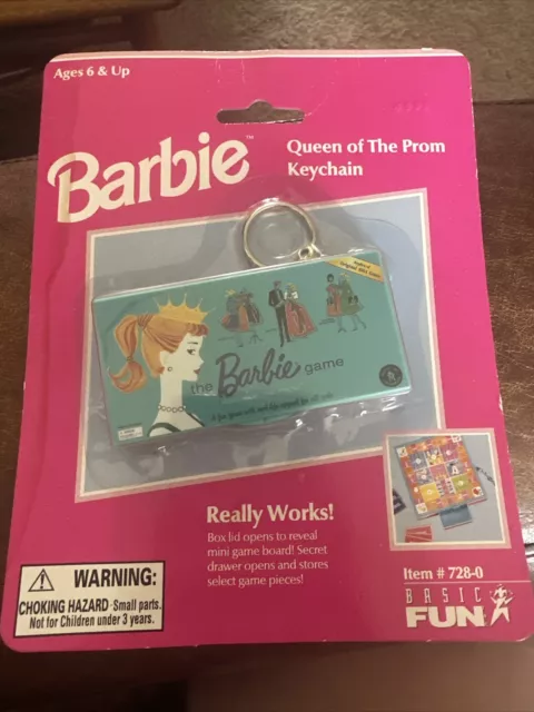 Vintage Barbie Queen Of The Prom Keychain From 1999 New Item 728-0