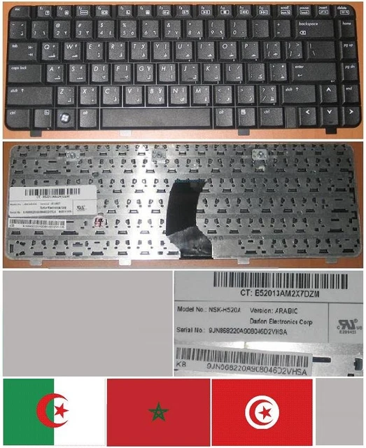 Clavier TOSHIBA Portégé M800 M800D M801 M805 M806 - Noir Mat - Original