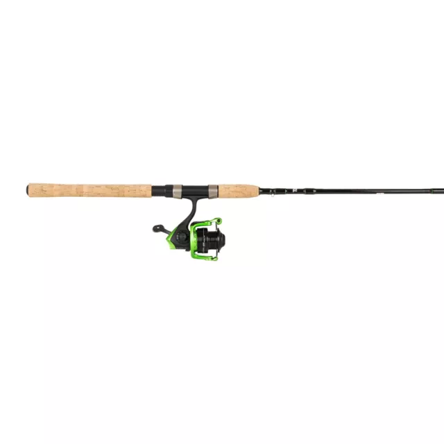 Spinning Lure fishing Rod and Reel Combo With Braid. Carbon