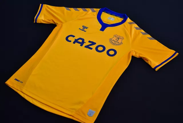 Hummel FC Everton Trikot Jersey Camiseta Maillot Toffees Liverpool Cazoo Gelb S