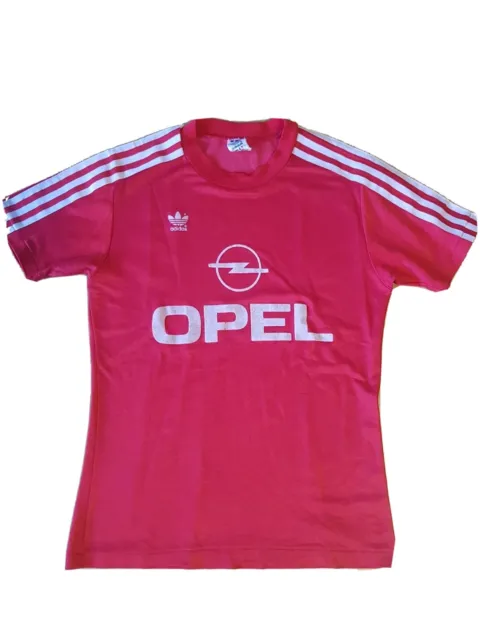 FC Bayern Trikot, Adidas, Saison 1991, OPEL, rot, kurzarm, ORIGINAL