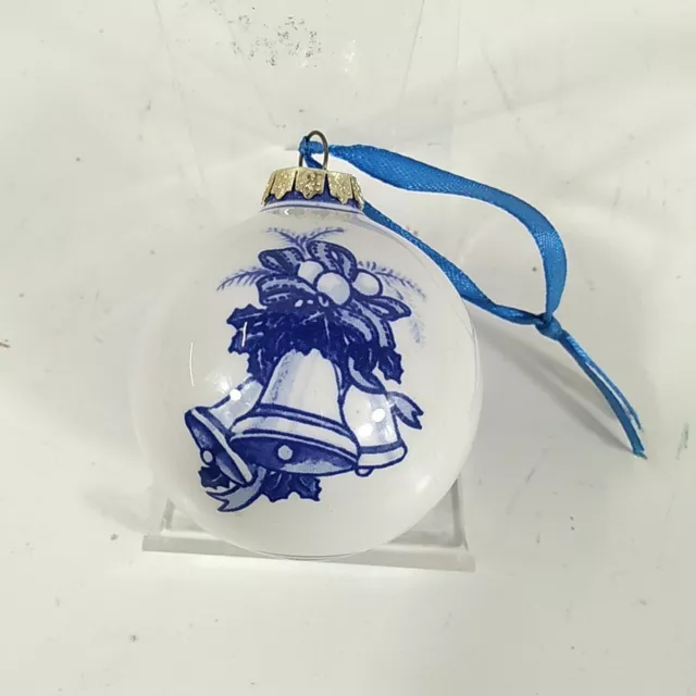 Delft Holland Bauble 2016 Blue & White Christmas