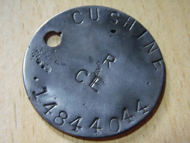 WW2 RELIC DOGTAG ww2 RAC RTR Recce Replacement from GSC - CUSHINE 044 ...